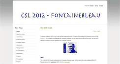 Desktop Screenshot of csl2012.lacl.fr
