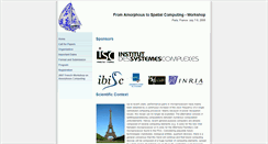 Desktop Screenshot of amorphous.lacl.fr
