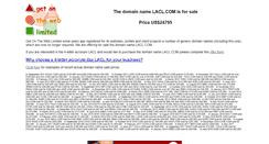 Desktop Screenshot of lacl.com