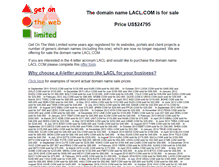 Tablet Screenshot of lacl.com